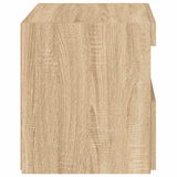 Bedside Cabinet with LED Lights Sonoma Oak 50x40x45 cm 836767