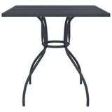 Garden Dining Set Anthracite Expanded metal mesh Compact Foldable 3211809