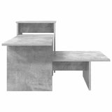 Console Table Concrete Grey 91.5 x 35 x 38.5 cm Engineered Wood 891163