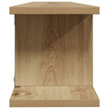 Wall Shelves 2 pcs Artisan Oak 90x18x20 cm Engineered Wood 856601