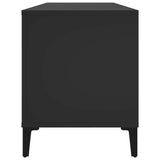 Record Cabinet Black Engineered wood, metal Medium Record Cabinet 831982