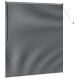 Venetian Blinds Manual Dark Grey 175 x 160 cm Aluminium 42006084