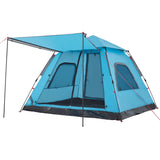 ZNTS Camping Tent Dome 5-Person Blue Quick Release 4004147