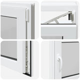 Basement Window "RISOR" 80x50 cm Tilt&Turn DIN Right White 4108308
