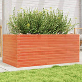 Garden Planter Wax Brown 110x60x45.5 cm Solid Wood Pine 847285