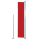 Patio Retractable Side Awning 170x300 cm Red 48367