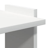 Bookcase 3-Tier White 60x30x120 cm Engineered Wood 860265