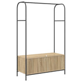 Clothes Rack Brown Oak 100 x 44 x 160 cm Engineered Wood 868452