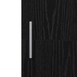 Highboard 2 pcs Black Oak 50 x 42.5 x 185 cm 3365587