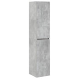 Bathroom Furniture Set 5 pcs Concrete Grey 33 x 34.5 x 160 cm 3406006