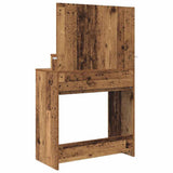 Bedroom Dressing Tables with Drawer Old Wood 80 x 39.6 x 135 cm 888985