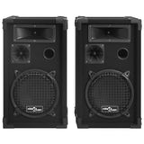 Professional Passive Hifi Stage Speakers 2 pcs 800 W Black 70100