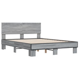 Bed Frame without Mattress Grey Sonoma 120x200 cm 3280200