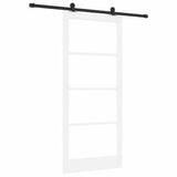 Sliding Door ORKDAL White and Black 93 x 211 cm 3332010