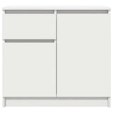 Sideboard with Drawer White 71x35x65 cm Engineered Wood 861598