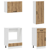 Kitchen Unit LUCCA 8 pcs Artisan Oak Engineered Wood 3438162
