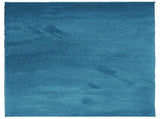 Rug OVIEDO Short Pile Turquoise 120x120 cm 375599