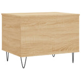 Coffee Table Sonoma Oak 60x44.5x45 cm Engineered Wood 830951