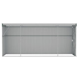 Wall-mounted Garden Shed Green 118x382x178 cm Galvanised Steel 316229