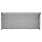 Wall-mounted Garden Shed Green 118x382x178 cm Galvanised Steel 316229