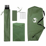 Car Tent with Roof Green 308 x 215 x 220 cm Polyester and Steel 42028547