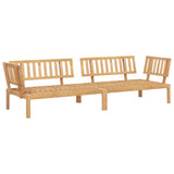 ZNTS Garden Pallet Corner Sofas 2 pcs Solid Wood Acacia 3209306