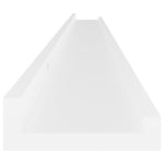 Wall Shelves 4 pcs White 115x9x3 cm 326664
