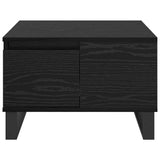 Coffee Table Black Oak 55 x 55 x 36.5 cm Engineered Wood 881665