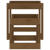 Sand Tables 2 pcs Honey Brown Solid Wood Pine 825054