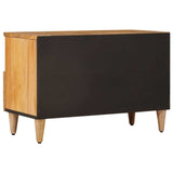 TV Cabinet with Drawer Natural 70 x 33 x 46 cm Solid Mango Wood 4018261