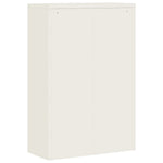 ZNTS File Cabinet White 90x40x180 cm Steel 3188313