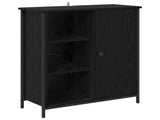 Sideboard Black Oak 70 x 30 x 80 cm Engineered Wood 882811
