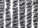 Fly Curtain Grey and Black and White 90x200 cm Chenille 377334