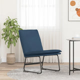 Lounge Chair Blue 52x75x76 cm Fabric 351319