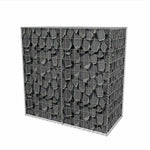 ZNTS Gabion Basket Galvanised Steel 100x50x100 cm 142550