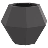 Planter 2 pcs Black 50 x 50 x 40 cm Steel 884053