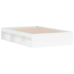 ZNTS Bed Frame without Mattress White 120x200 cm 3203852