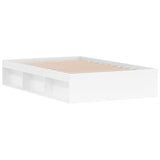 ZNTS Bed Frame without Mattress White 120x200 cm 3203852