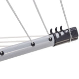 ZNTS Leifheit Rotary Clothesline LinoPush 500 Schwarz 85360 415745