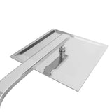 Dual Head Shower Set with Thermostat Stainless Steel 145053