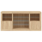 Sideboard with LED Lights Sonoma Oak 142.5x37x67 cm 3209088