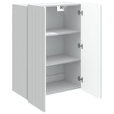Wall-Mounted Cabinet White 66 x 34.5 x 92 cm Engineered Wood 898225