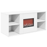 Electric Fireplace White 100 x 37 x 45.5 cm Engineered wood 8020975