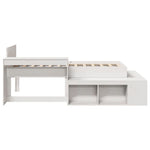 Bed Frame without Mattress White 80x200 cm Solid Wood Pine 3309756