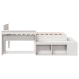 Bed Frame without Mattress White 80x200 cm Solid Wood Pine 3309756