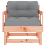 Garden Chairs with Cushions 2 pcs Solid Wood Douglas 825448