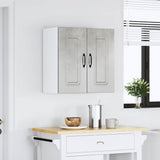 Kitchen Wall Cabinet Kalmar Concrete Grey Engineered Wood 853581
