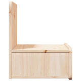 Bedside Table Brown 44 x 32.5 x 40 cm Solid pine wood 873487