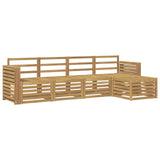 Outdoor Sofa Set 5 pcs White 257 x 122.5 x 73 cm 3391679