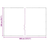Plant Cover with Eyelets 2x4 m PVC 3308717